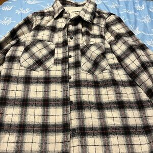 Ci Sono Black and White Plaid Jacket